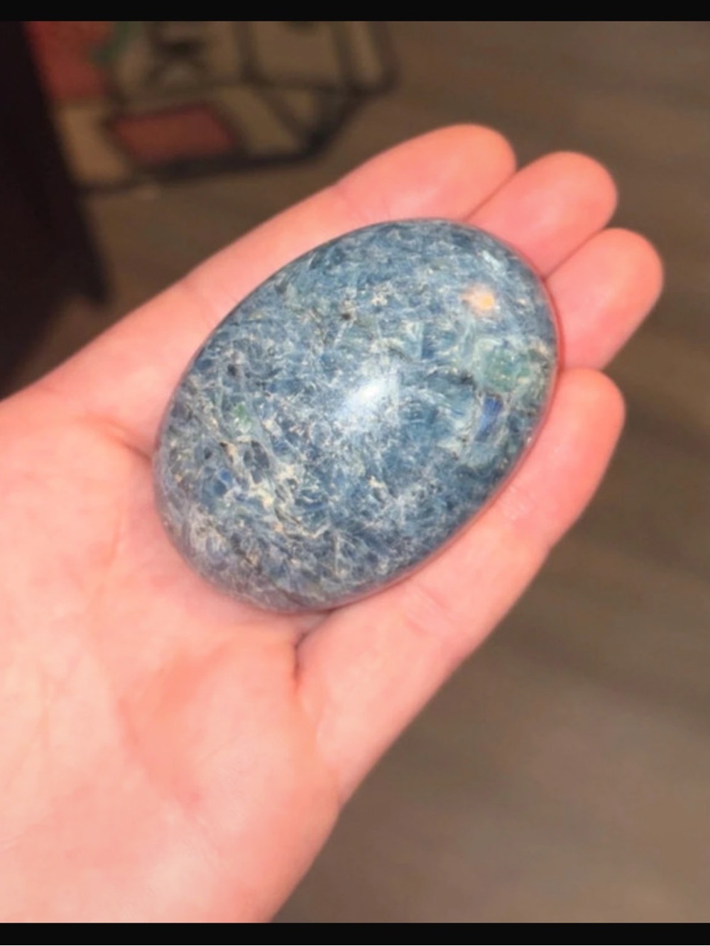 Kyanite Polished Palm Stone